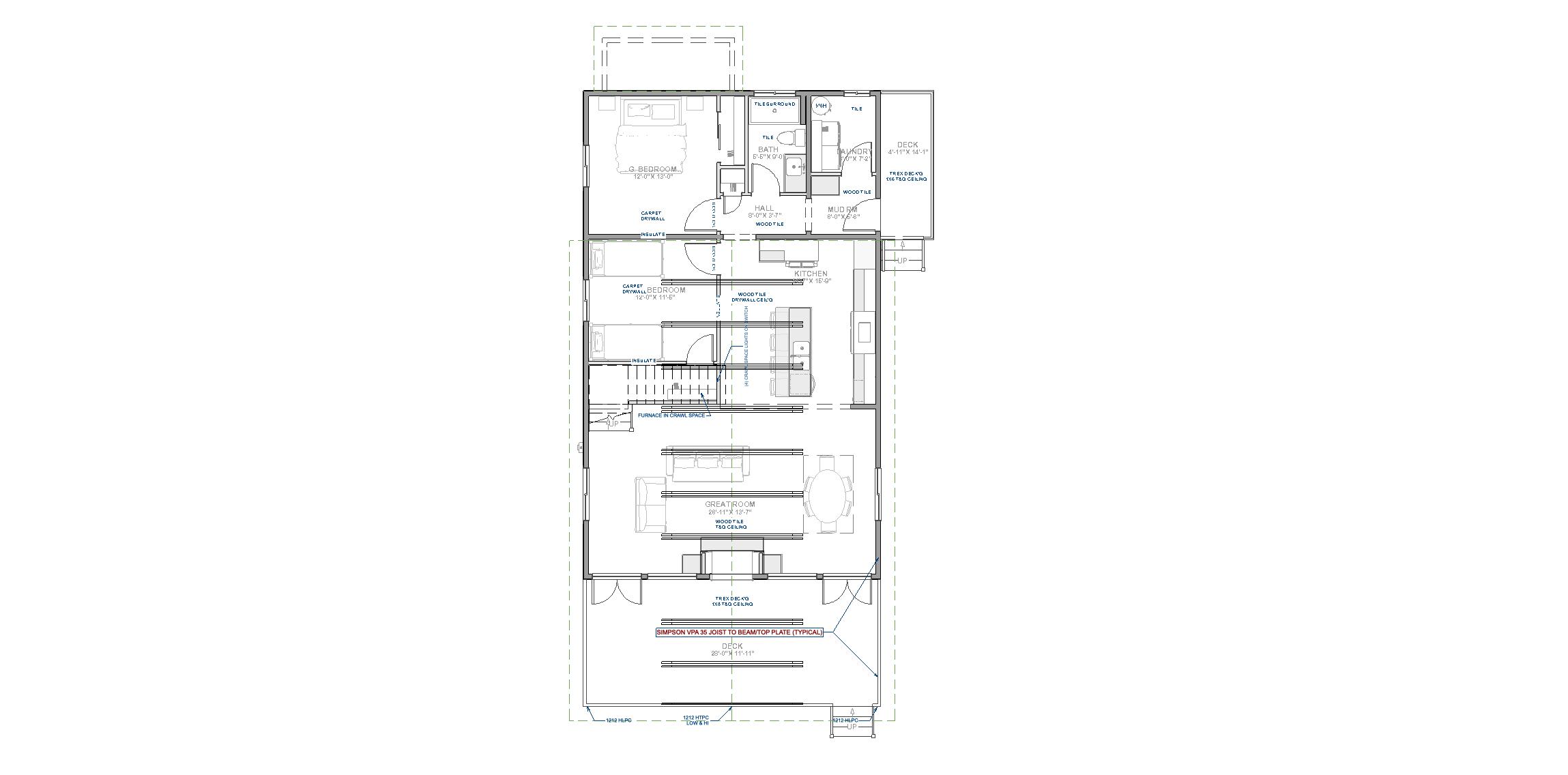 The Plumlee — Floorplan — Main Floor