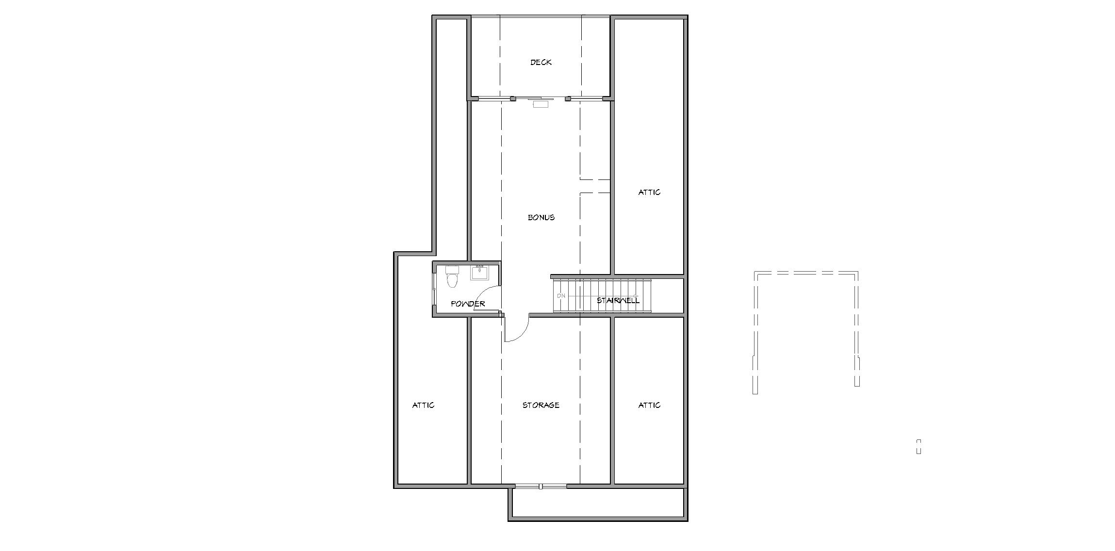 The Yslas — Floorplan — Upstairs