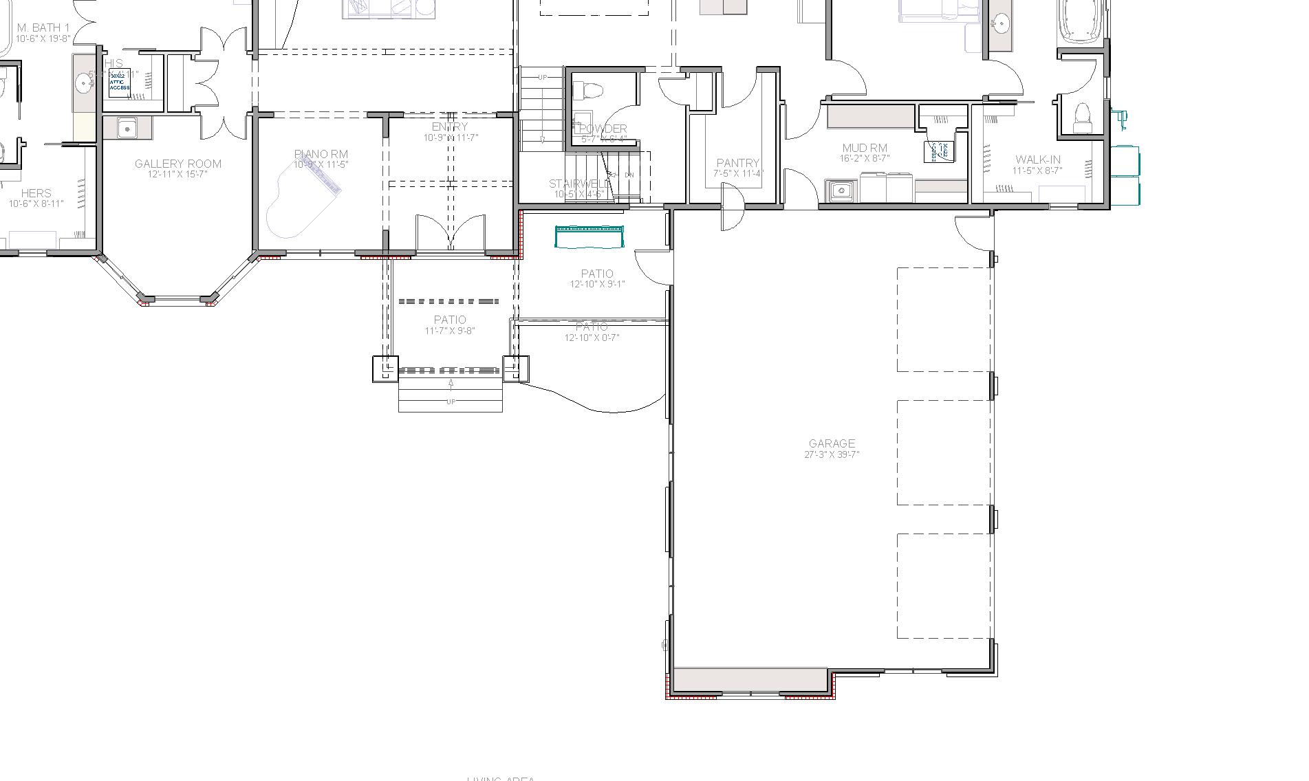 The Fern — Floor Plan — Garage